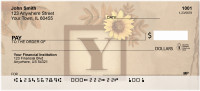 Sunflowers Monogram - Y | BBJ-68