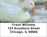 Painted Swans Address Labels | LBQBA-62