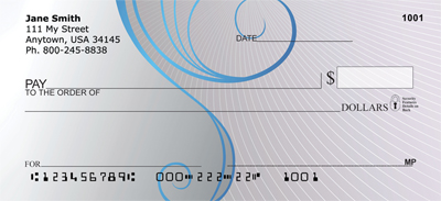 Artistic Lines And Swirls Checks