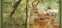 Deer in Four Seasons Personal Checks 