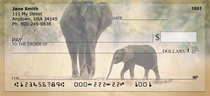 Elephants in the Wild Personal Checks 