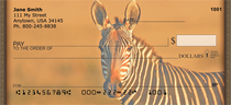 Zebras At Sunset Personal Checks 