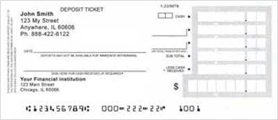 Personal Deposit Slips - 1