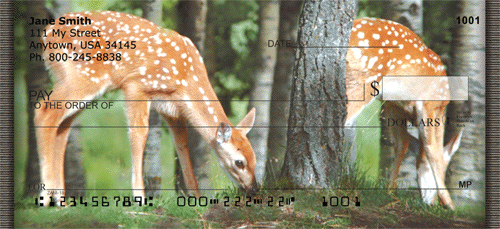 Baby Deer Personal Checks