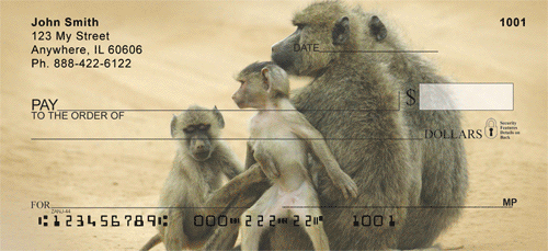 Monkey Days Personal Checks