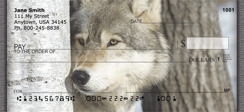 Wolves in the Forest Personal Checks