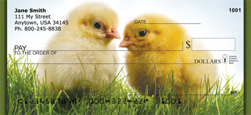 Spring Chicks Personal Checks