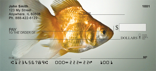 Double Tailed Goldfish Personal Checks