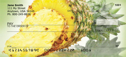 Golden Tropical Pineapple Checks