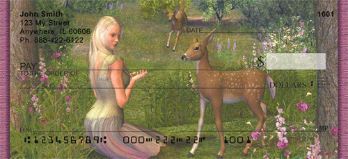 Deer Princess Personal Checks