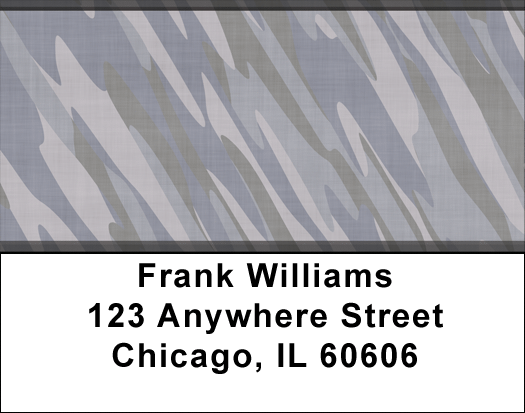Camouflage - Greys Address Labels