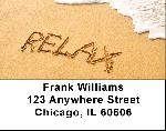 Relax And Unwind Address Labels