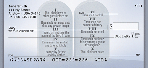Christian - Ten Commandments Checks