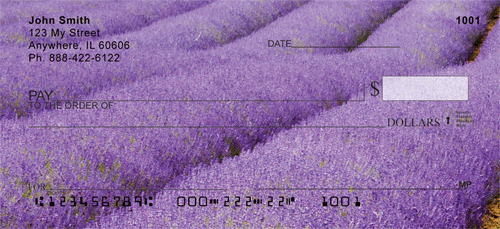 Fields Of Lavender Checks