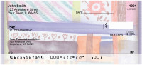 Quilt Inspired Americana Art Personal Checks | ABS-48