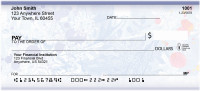 Frosty Winter Ice Personal Checks | ABS-51