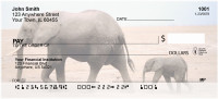 Elephants in the Wild Personal Checks | ANI-67