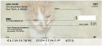 Flowers & Cats Personal Checks | ANJ-11