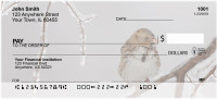 Sparrow In Winter Personal Checks | ANJ-18