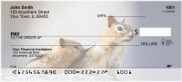 Baby Chipmunk With Mother Personal Checks | ANJ-25