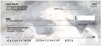 Wild White Stallion Personal Checks | ANJ-35
