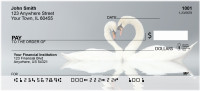 Heart Swans Personal Checks | ANJ-77