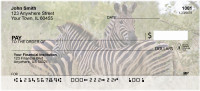Zebra In Wild Personal Checks | ANJ-92