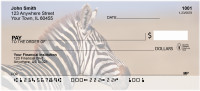 Zebra In Wild Personal Checks | ANJ-92