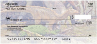 Dinosaurs Roaming Forests & Lakes Personal Checks | ANK-02