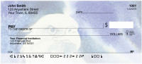 American Eagle In Watercolor Personal Checks | ANK-06