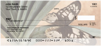 Terracotta Butterfly Personal Checks | ANK-08