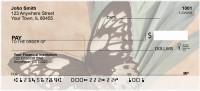 Terracotta Butterfly Personal Checks | ANK-08
