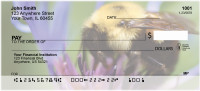 Bees On Flowers Personal Checks