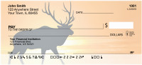 Deer Sunset Silhouettes Personal Checks | ANK-29