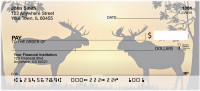 Deer Sunset Silhouettes Personal Checks | ANK-29