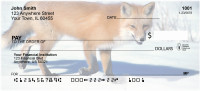 Fox In Winter Personal Checks | ANK-38