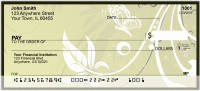 Butterflies On Green Personal Checks | ANK-68
