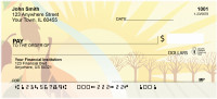 Sunny Fall Days Personal Checks | BBA-49