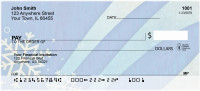 Ribbons Of Snow Personal Checks | BBA-54