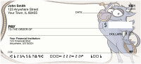 Bull Roping Fun Personal Checks | BBA-74