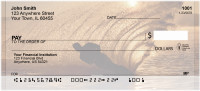 Waterskiing At Sunset Personal Checks | BBH-41