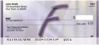 Prosperous Purple Monogram - F | BBI-70