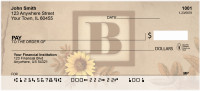 Sunflowers Monogram - B | BBJ-45