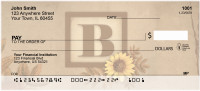 Sunflowers Monogram - B | BBJ-45