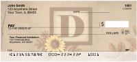 Sunflowers Monogram - D | BBJ-47