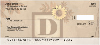 Sunflowers Monogram - D | BBJ-47