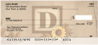 Sunflowers Monogram - D | BBJ-47