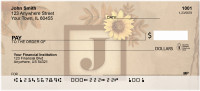 Sunflowers Monogram - J | BBJ-53