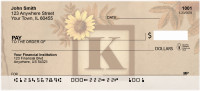 Sunflowers Monogram - K | BBJ-54