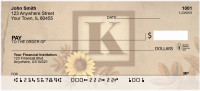 Sunflowers Monogram - K | BBJ-54